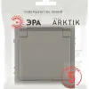 Розетка Эра Arktik 16-2103-07 с заземлением 2P+E Schuko со шторками с крышкой 16А-250В титан Б0070440 Б0070440 - 3