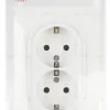 Розетка Эра Arktik 16-2104-08 двойная с заземлением 2X2P+E Schuko 16А-250В белый матовый Б0070451 Б0070451 - 3