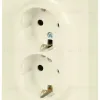 Розетка Эра Arktik 16-2105-02 двойная с заземлением 2X2P+E Schuko со шторками 16А-250В слоновая кость Б0070455 Б0070455 - 4