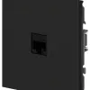 Розетка Эра Arktik 16-3107-05 информационная RJ45 антрацит Б0070478 Б0070478 - 2