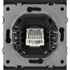 Розетка Эра Arktik 16-3107-05 информационная RJ45 антрацит Б0070478 Б0070478 - 3