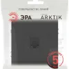 Розетка Эра Arktik 16-3107-05 информационная RJ45 антрацит Б0070478 Б0070478 - 4