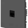 Розетка Эра Arktik 16-3107-06 информационная RJ45 графит Б0070479 Б0070479 - 2