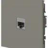Розетка Эра Arktik 16-3107-07 информационная RJ45 титан Б0070480 Б0070480 - 2