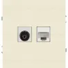 Розетка Эра Arktik 16-3110-02 комбинированная RJ45+TV слоновая кость Б0070495 Б0070495 - 1