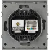 Розетка Эра Arktik 16-3110-03 комбинированная RJ45+TV алюминий Б0070496 Б0070496 - 3