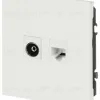 Розетка Эра Arktik 16-3110-08 комбинированная RJ45+TV белый матовый Б0070501 Б0070501 - 2