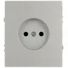 Розетка Эра Arktik 16-2106-03 без заземления 2P 16А-250В алюминий Б0071675 Б0071675 - 1
