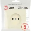 Розетка Эра Arktik 16-2106-02 без заземления 2P 16А-250В слоновая кость Б0071674 Б0071674 - 4