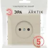 Розетка Эра Arktik 16-2106-04 без заземления 2P 16А-250В шампань Б0071676 Б0071676 - 5