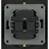 Розетка Эра Arktik 16-2107-05 без заземления двойная 2X2P 16А-250В антрацит Б0071685 Б0071685 - 3