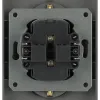 Розетка Эра Arktik 16-2107-06 без заземления двойная 2X2P 16А-250В графит Б0071686 Б0071686 - 3