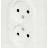 Розетка Эра Arktik 16-2107-08 без заземления двойная 2X2P 16А-250В белый матовый Б0071688 Б0071688 - 2