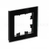 Рамка 1-постовая Systeme Electric AtlasDesign Nature, стекло черный ATN321001 ATN321001 - 1