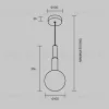 Подвесной светильник Maytoni Orotte MOD520PL-01BS MOD520PL-01BS - 6