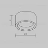 Потолочный светильник Maytoni Basic Texture MOD461CL-01B MOD461CL-01B - 5