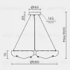 Подвесная люстра Modelux ML.9366.600 GD ML.9366.600 GD - 3