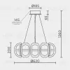 Подвесная люстра Modelux ML.2520.600 GD ML.2520.600 GD - 5