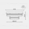 Потолочный светильник Modelight MDL.1057.530CL WH MDL.1057.530CL WH - 6