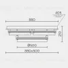 Потолочный светильник Modelight MDL.1058.880CL WH MDL.1058.880CL WH - 5