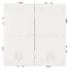 Выключатель двухклавишный Stekker Эмили RSW10-5116-01 белый фарфор soft touch 50822 50822 - 1