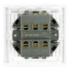 Выключатель двухклавишный Stekker Мия RSW10-3111-01 белая магнолия 50788 50788 - 5