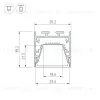 Профиль Arlight LINE-3535-TRAY-2000 BLACK (Алюминий) 062192 062192 - 3