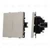 Выключатель 1 кл подсветка софт-тач кашемир Arlight SWT-MK01-SFPL-L-CA (250V, 10A) 059424(1) 059424(1) - 1