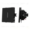 Выключатель 1 кл подсветка софт-тач черный оникс Arlight SWT-MK01-SFPL-L-BK (250V, 10A) 054258(1) 054258(1) - 1