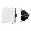 Выключатель проходной 1 кл подсветка софт-тач белый кварц Arlight SWT-MKP1-SFPL-L-WH (250V, 10A) 054236(1) 054236(1) - 1