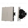 Выключатель проходной 1 кл подсветка софт-тач кашемир Arlight SWT-MKP1-SFPL-L-CA (250V, 10A) 059430(1) 059430(1) - 1