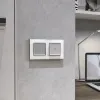 Комплект механизма 1-кл выключателя с самовозвратом с подсветкой 10000K ALFA Серебро глянец QUANT Ambrella Volt MA402060 (AP4020, VM113, G17B) MA402060 - 3