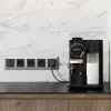 Комплект механизма 1-кл выключателя с самовозвратом с подсветкой 5600K ALFA Графит Мягкое касание QUANT Ambrella Volt MA902055 (AP9020, VM113, G14W) MA902055 - 2