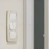 Комплект механизма 1-кл выключателя с самовозвратом с подсветкой 10000K OMEGA Белый матовый QUANT Ambrella Volt MO122060 (OP1220, VM113, G17B) MO122060 - 3