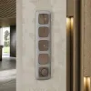 Комплект механизма 1-кл выключателя с самовозвратом с подсветкой 3200K OMEGA Темная бронза матовый QUANT Ambrella Volt MO632050 (OP6320, VM113, G11Y) MO632050 - 3