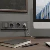 Комплект механизма 2-кл выключателя с самовозвратом ALFA Антрацит серый QUANT Ambrella Volt MA653050 (AP6530, VM129) MA653050 - 2