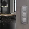 Комплект механизма 1-кл выключателя с самовозвратом OMEGA Сталь матовый QUANT Ambrella Volt MO501050 (OP5010, VM113) MO501050 - 2