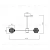 Люстра на штанге Freya Floristic FR5328CL-06B FR5328CL-06B - 2