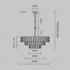 Подвесная люстра Maytoni Boulder MOD538PL-09MG MOD538PL-09MG - 2