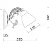 Бра Myfar Maryse MR2720-1W MR2720-1W - 3