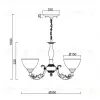 Подвесная люстра Myfar Anais MR2741-5CP MR2741-5CP - 3
