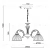 Подвесная люстра Myfar Ginevra MR2731-5CP MR2731-5CP - 3
