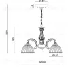 Подвесная люстра Myfar Ines MR2711-5CP MR2711-5CP - 3