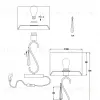 Настольная лампа Moderli Карамель V12001-1T V12001-1T - 6