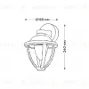 Уличный настенный светильник Italline IT3027 IT3027 - 2
