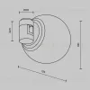 Трековый магнитный светильник Maytoni Technical Luna TR229-1-5W3K-PT TR229-1-5W3K-PT - 9