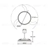 Люстра-вентилятор Mantra Glass Fan 9525 9525 - 3
