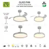 Люстра-вентилятор Mantra Glass Fan 9525 9525 - 8