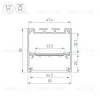 Профиль Arlight SL-LINE-5050-2000 WHITE с рефлектором (Алюминий) 064467 064467 - 3