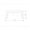 Экран призматический Arlight FANTOM-W12-2000 OPAL (Пластик) 063979 063979 - 2